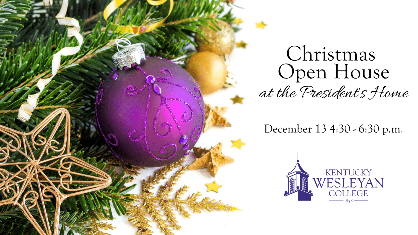 Christmas Open House – Kentucky Wesleyan College