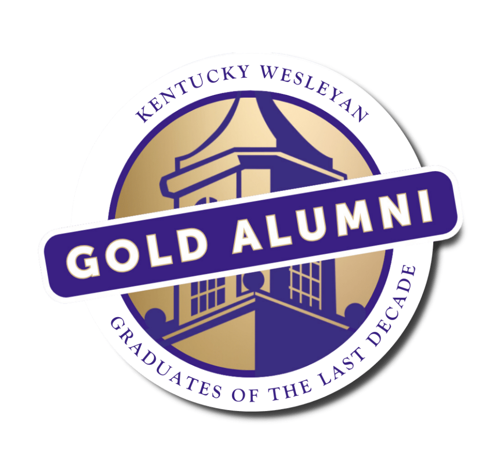 GOLD alumni sticker