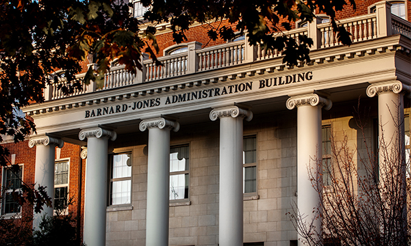 Barnard-Jones Administration Building Front Columns