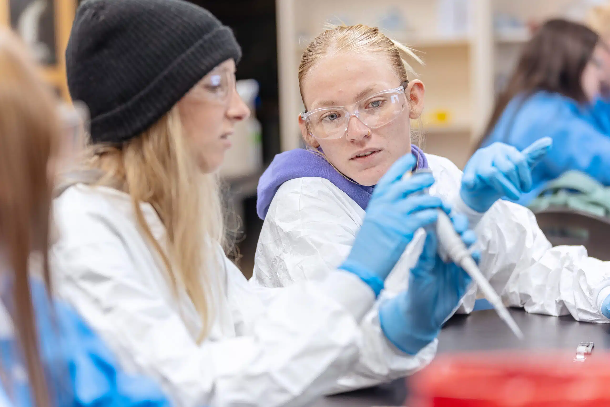 Students in a Biology Lab