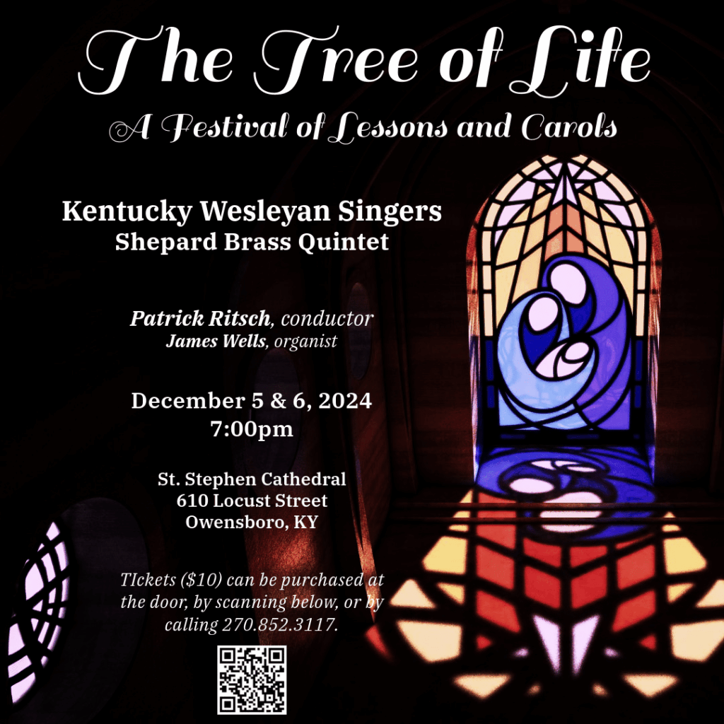 The Kentucky Wesleyan Singer "The Tree of Life" promo poster