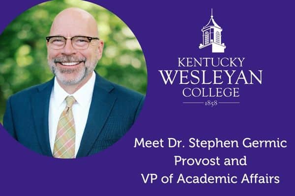 Banner image with headshot of Dr. Stephen Germic