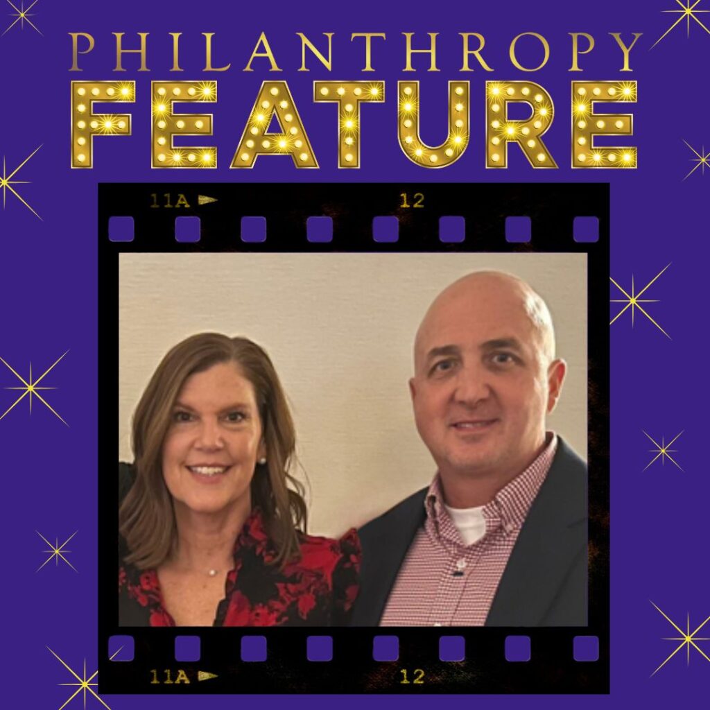 Philanthropy Frame graphic of the Goddards