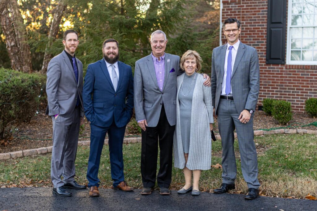 A group of photo including Keith and Vickie Sharbers